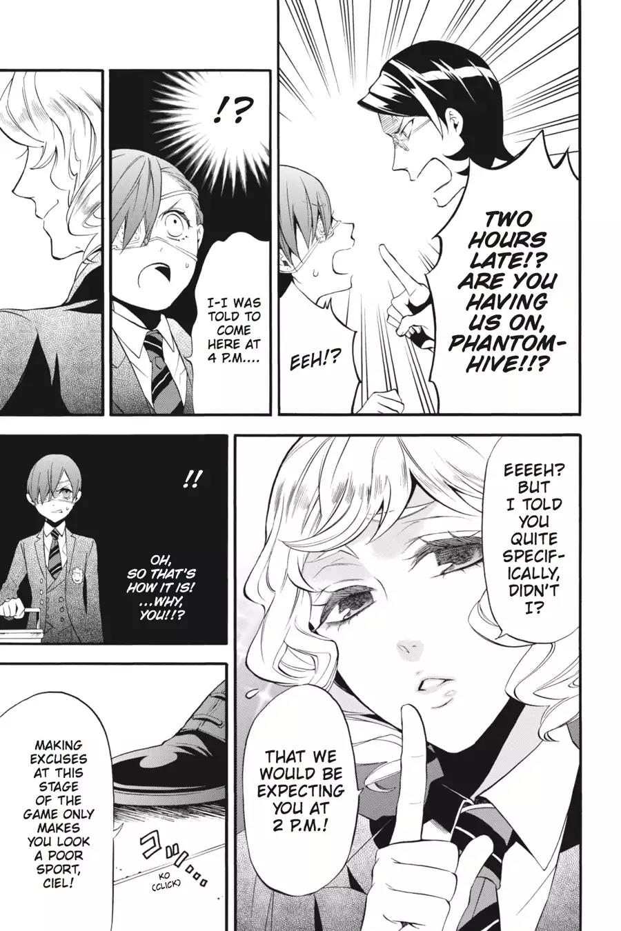 Kuroshitsuji Chapter 69 page 33 - Chapter 69: At noon: The Butler, In Disguise