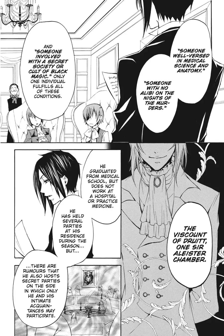 Kuroshitsuji Chapter 7 page 2 - Chapter 7: In the afternoon: The Butler, Capricious