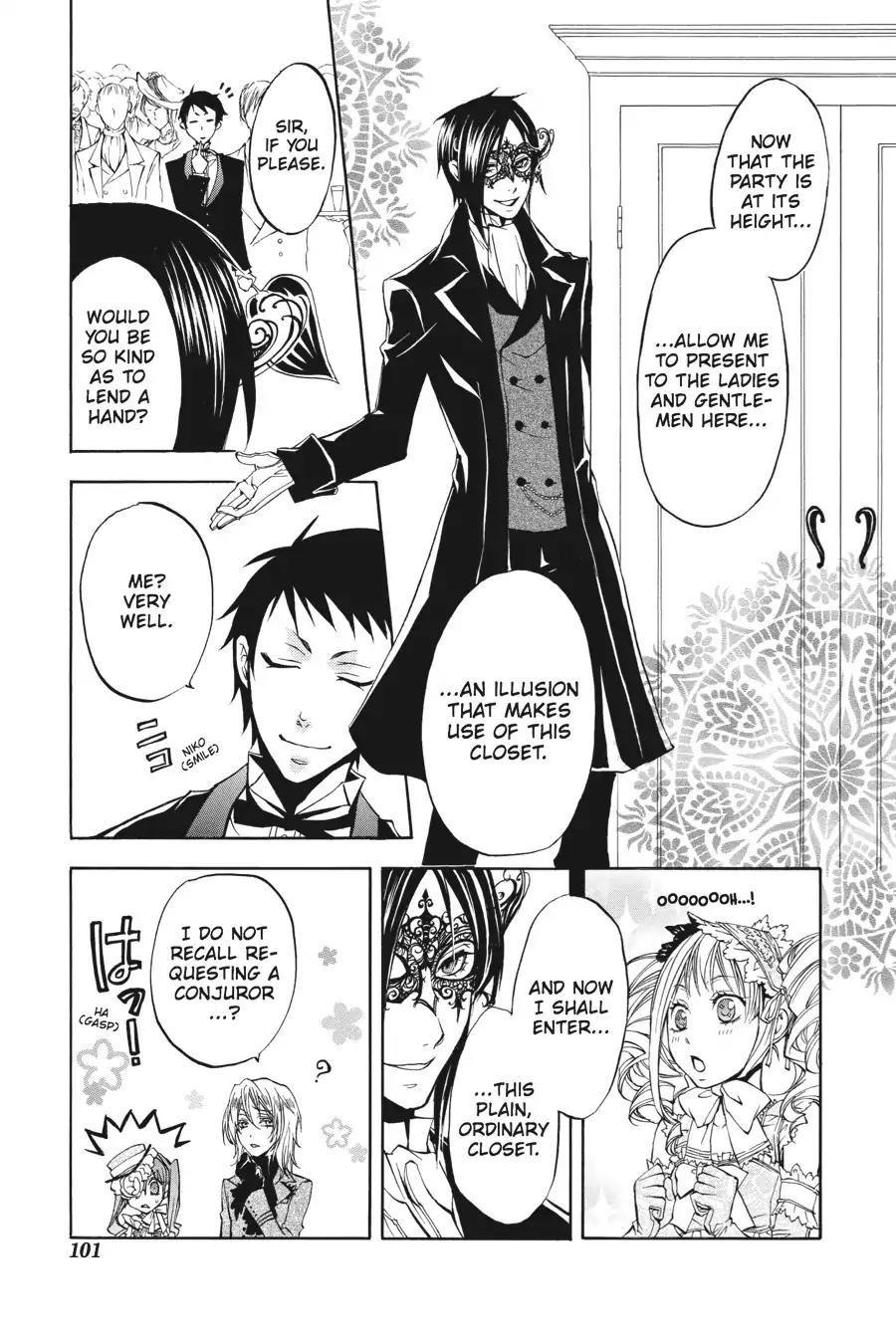 Kuroshitsuji Chapter 7 page 29 - Chapter 7: In the afternoon: The Butler, Capricious