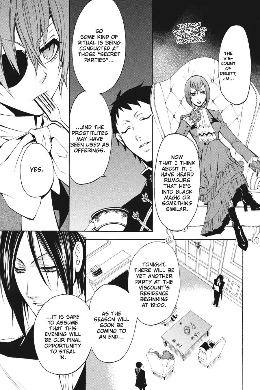 Kuroshitsuji Chapter 7 page 3 - Chapter 7: In the afternoon: The Butler, Capricious