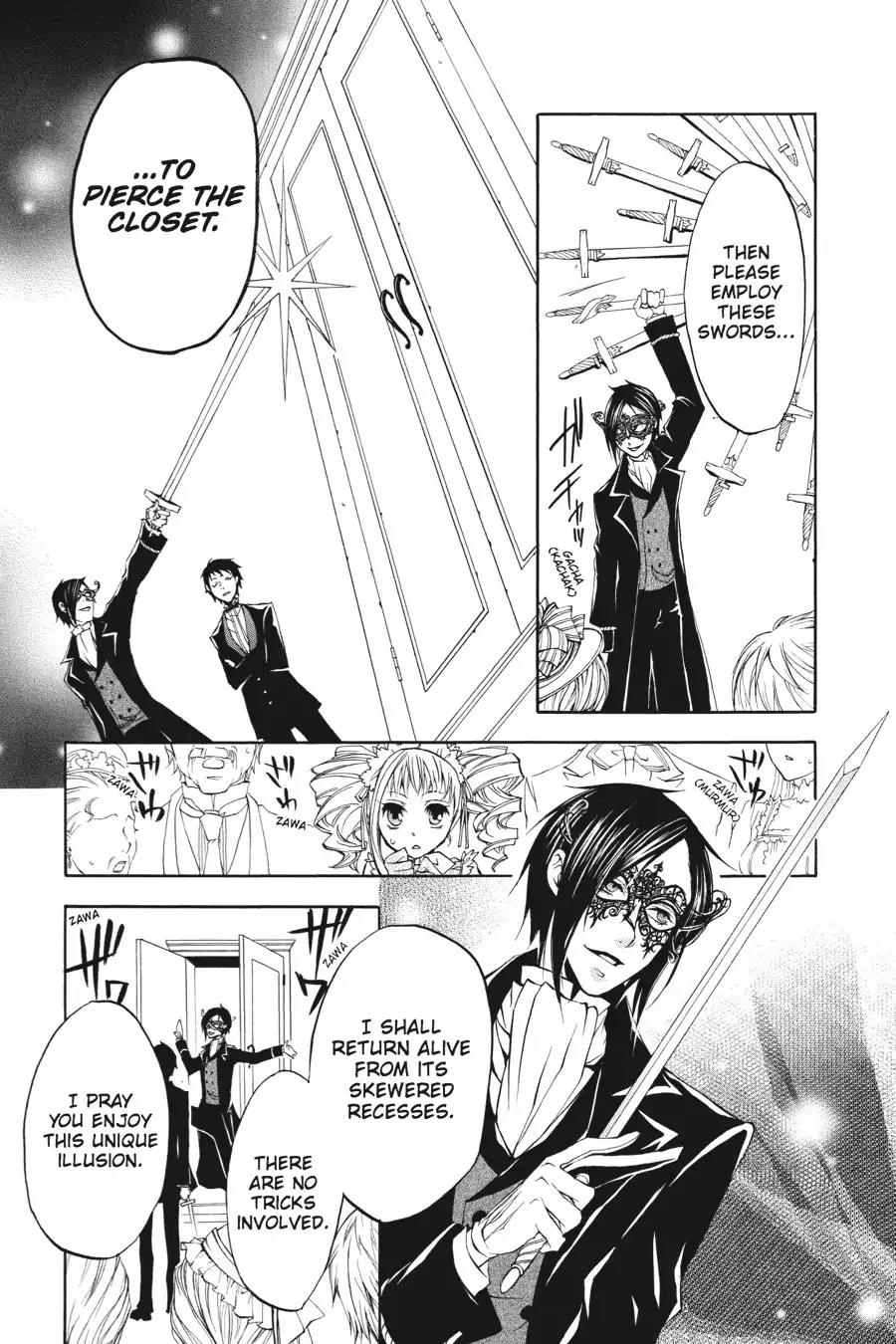 Kuroshitsuji Chapter 7 page 31 - Chapter 7: In the afternoon: The Butler, Capricious
