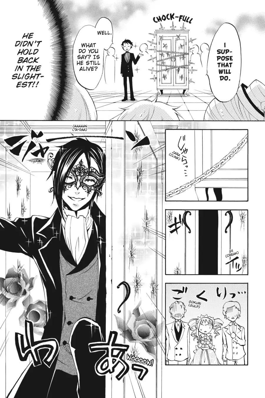 Kuroshitsuji Chapter 7 page 33 - Chapter 7: In the afternoon: The Butler, Capricious