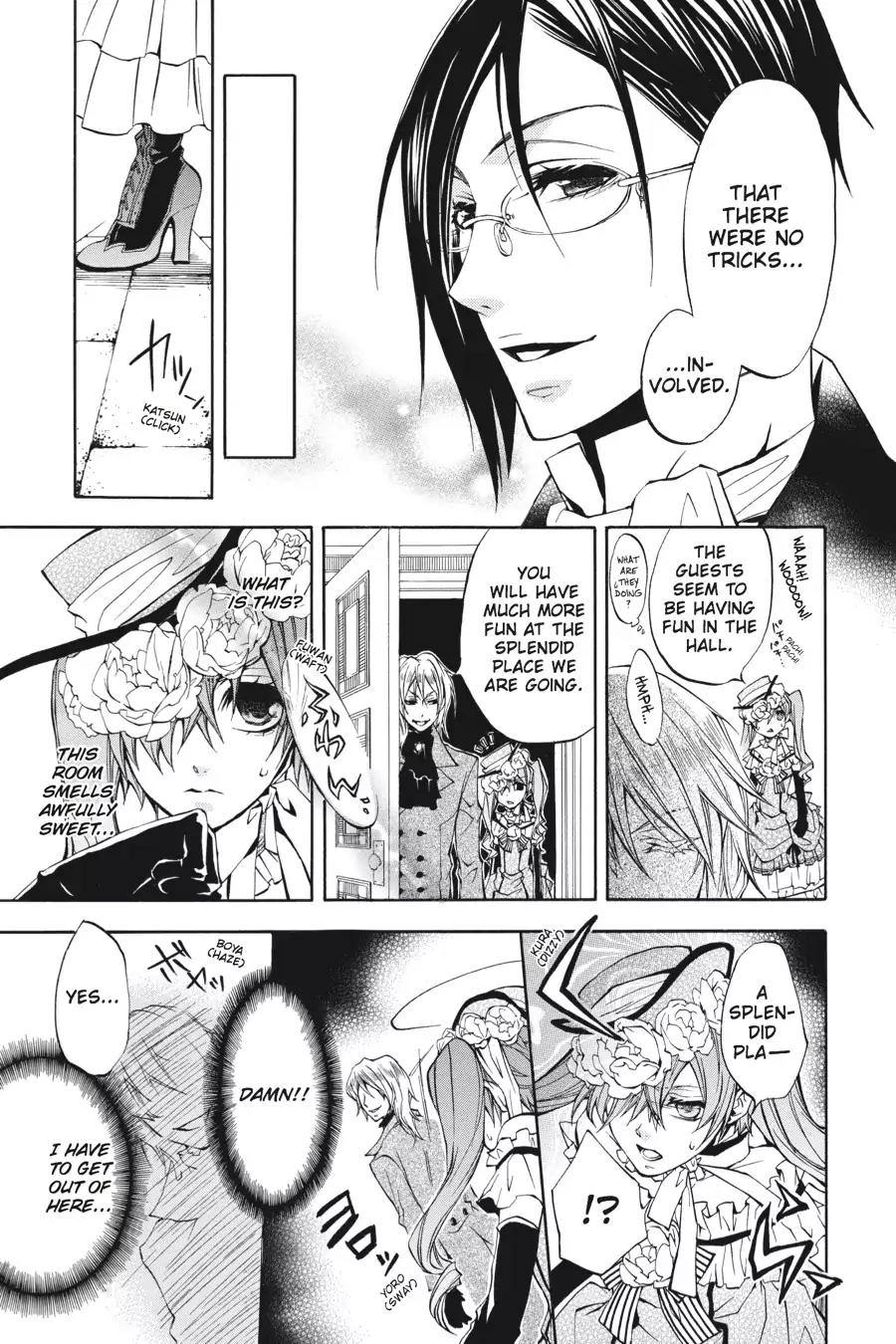 Kuroshitsuji Chapter 7 page 35 - Chapter 7: In the afternoon: The Butler, Capricious