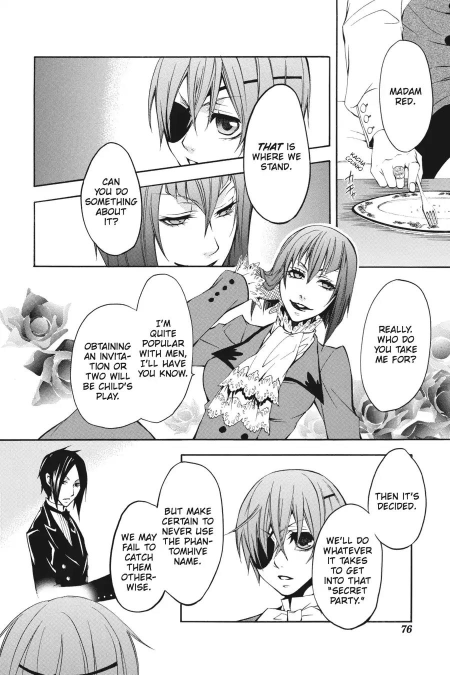 Kuroshitsuji Chapter 7 page 4 - Chapter 7: In the afternoon: The Butler, Capricious