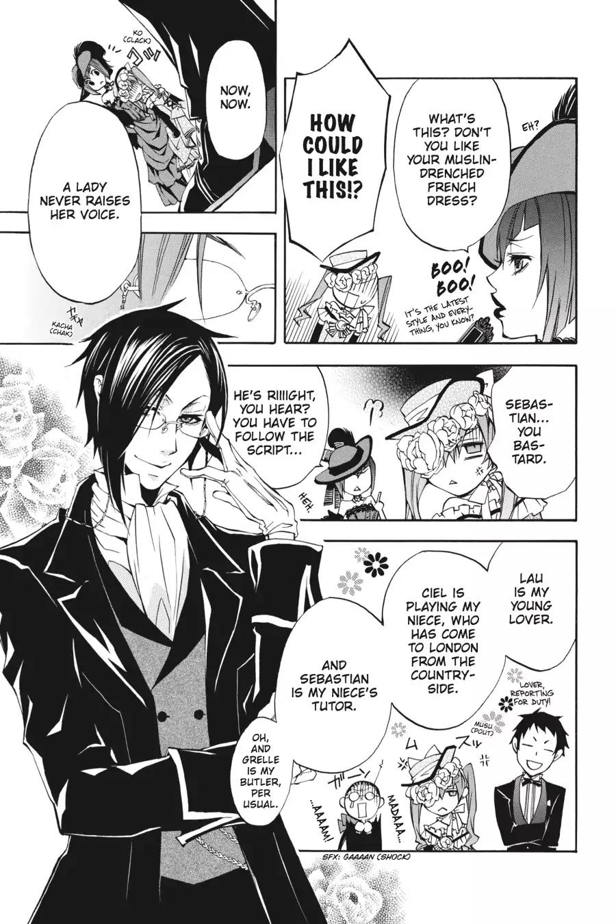 Kuroshitsuji Chapter 7 page 7 - Chapter 7: In the afternoon: The Butler, Capricious