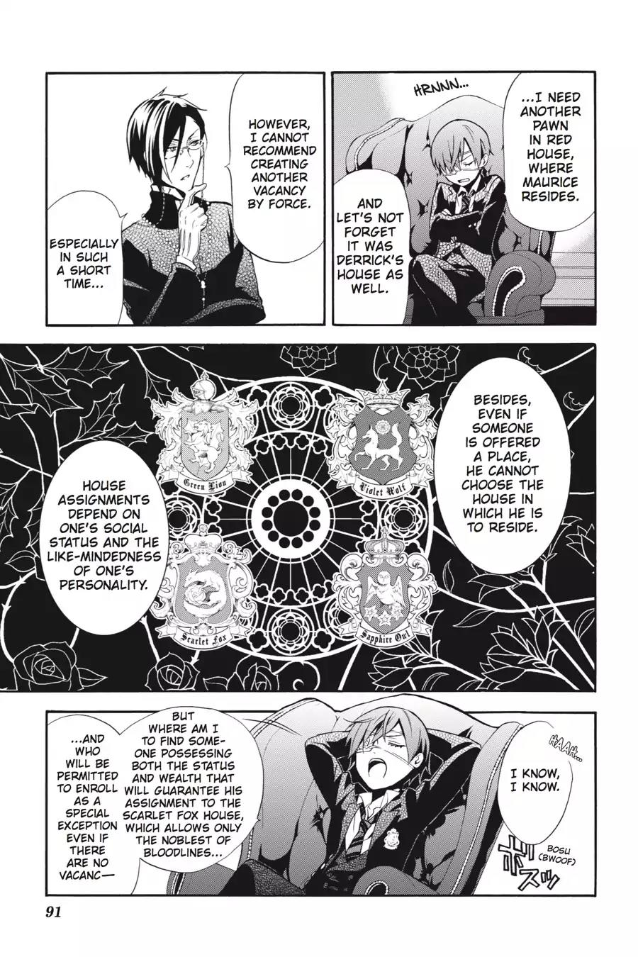 Kuroshitsuji Chapter 70 page 17 - Chapter 70: In the afternoon: The Butler, Guiding