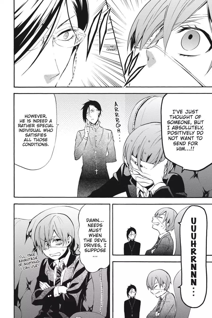 Kuroshitsuji Chapter 70 page 18 - Chapter 70: In the afternoon: The Butler, Guiding