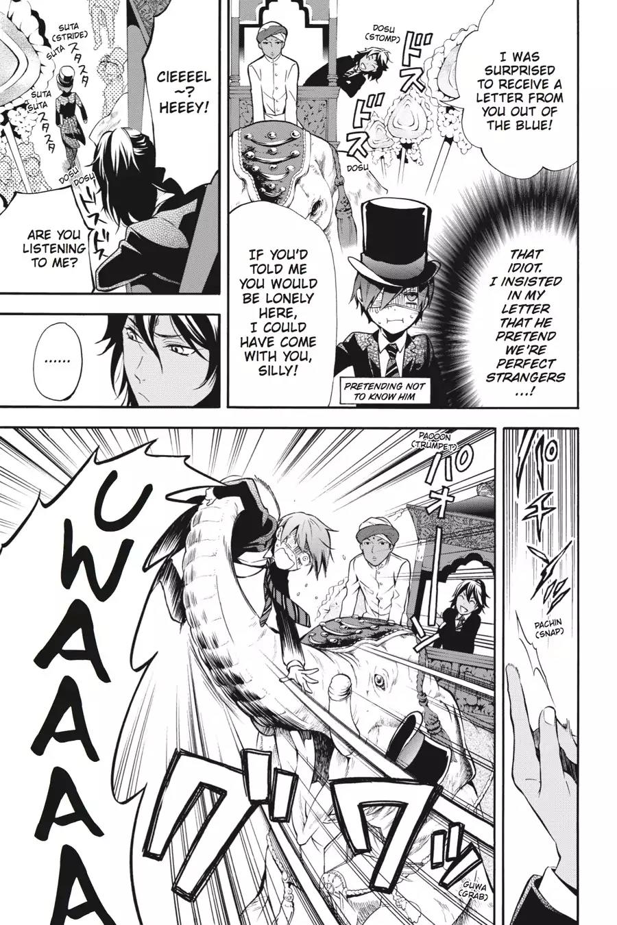 Kuroshitsuji Chapter 70 page 25 - Chapter 70: In the afternoon: The Butler, Guiding
