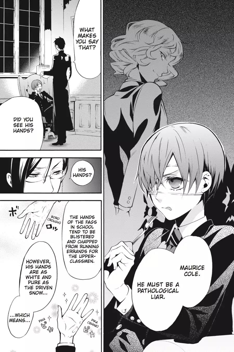 Kuroshitsuji Chapter 70 page 3 - Chapter 70: In the afternoon: The Butler, Guiding