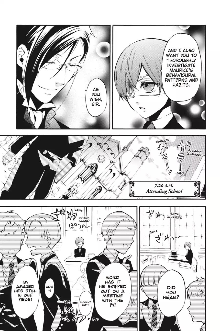 Kuroshitsuji Chapter 70 page 5 - Chapter 70: In the afternoon: The Butler, Guiding