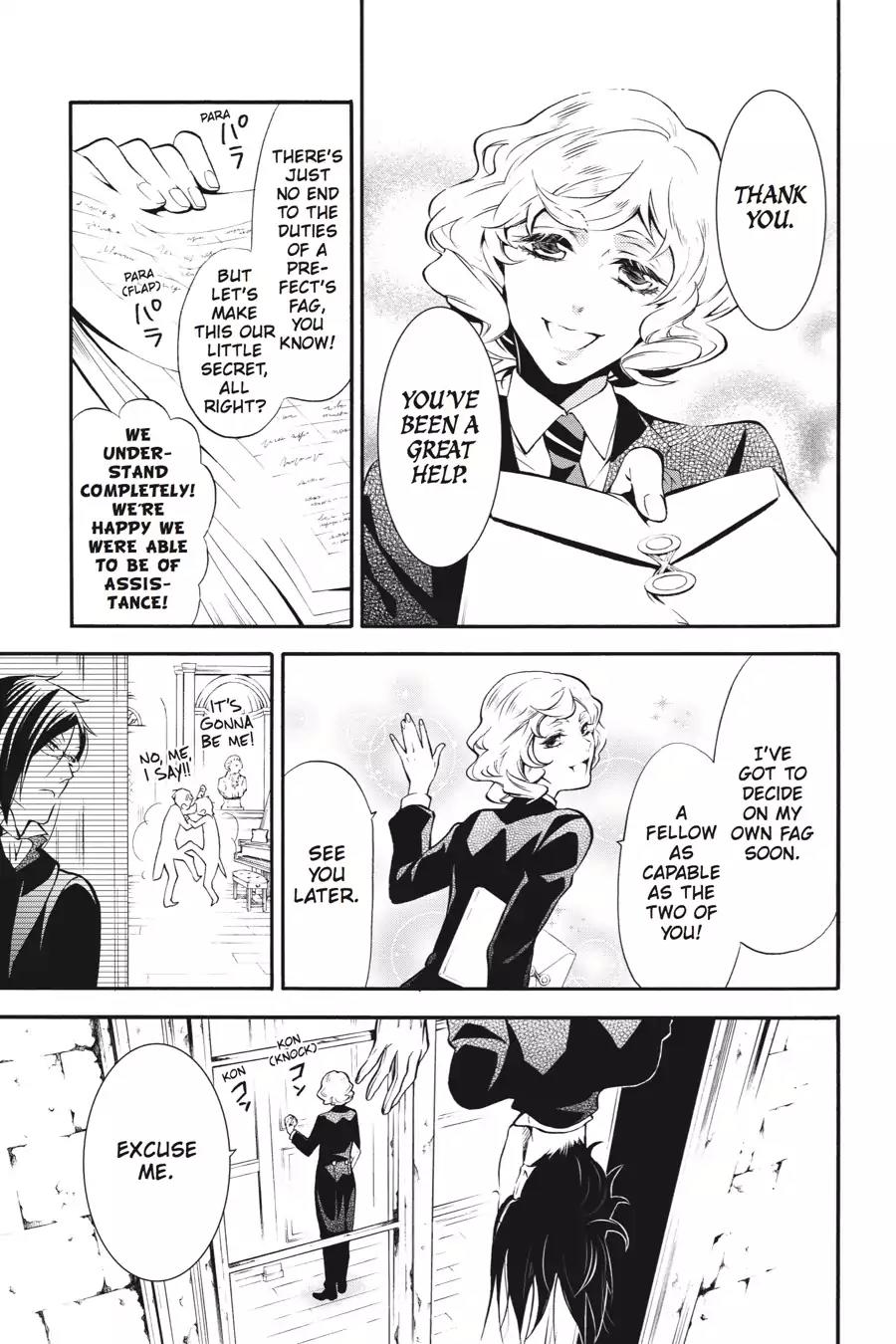 Kuroshitsuji Chapter 70 page 7 - Chapter 70: In the afternoon: The Butler, Guiding