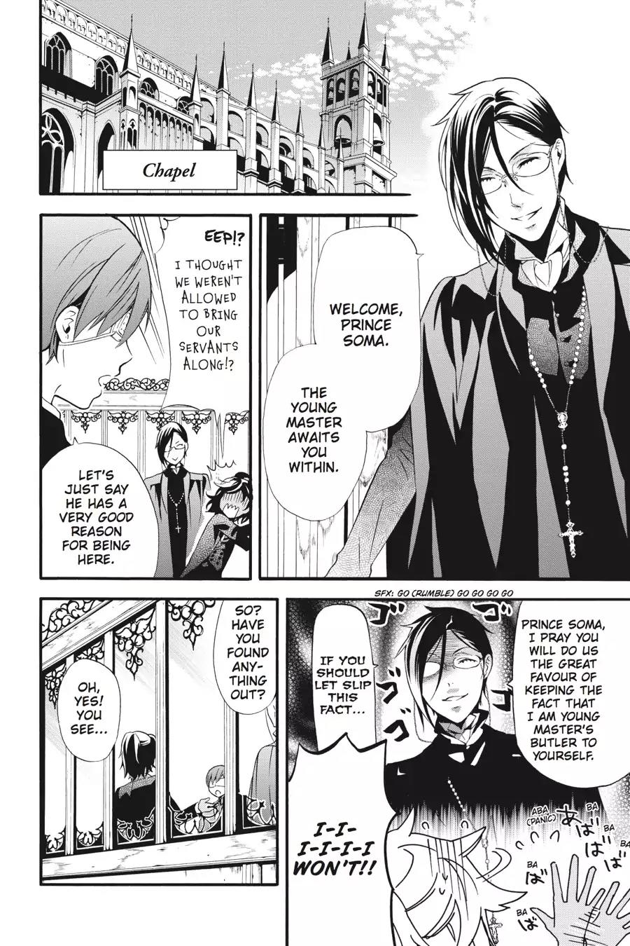 Kuroshitsuji Chapter 71 page 12 - Chapter 71: At night: The Butler, Plotting