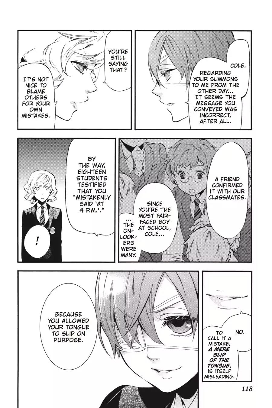 Kuroshitsuji Chapter 71 page 16 - Chapter 71: At night: The Butler, Plotting