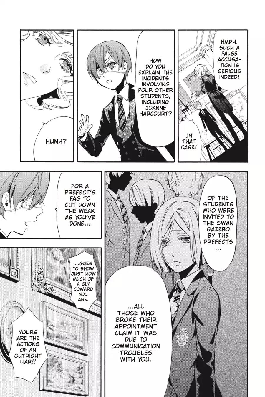 Kuroshitsuji Chapter 71 page 17 - Chapter 71: At night: The Butler, Plotting