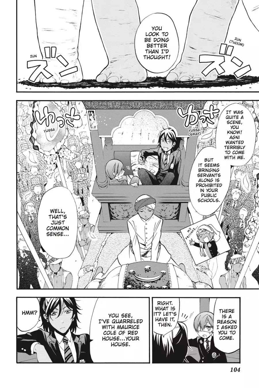 Kuroshitsuji Chapter 71 page 2 - Chapter 71: At night: The Butler, Plotting