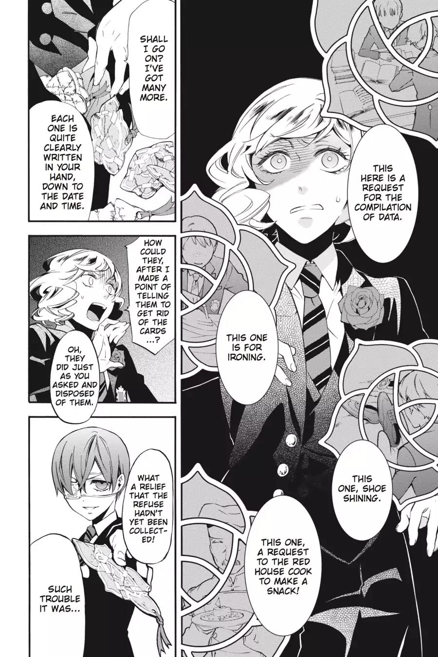 Kuroshitsuji Chapter 71 page 20 - Chapter 71: At night: The Butler, Plotting