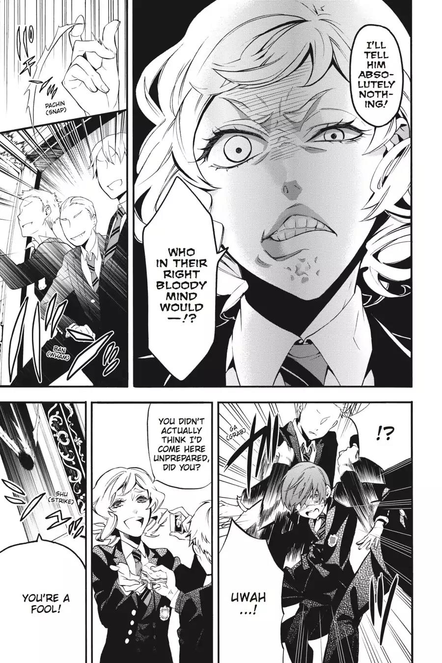 Kuroshitsuji Chapter 71 page 23 - Chapter 71: At night: The Butler, Plotting