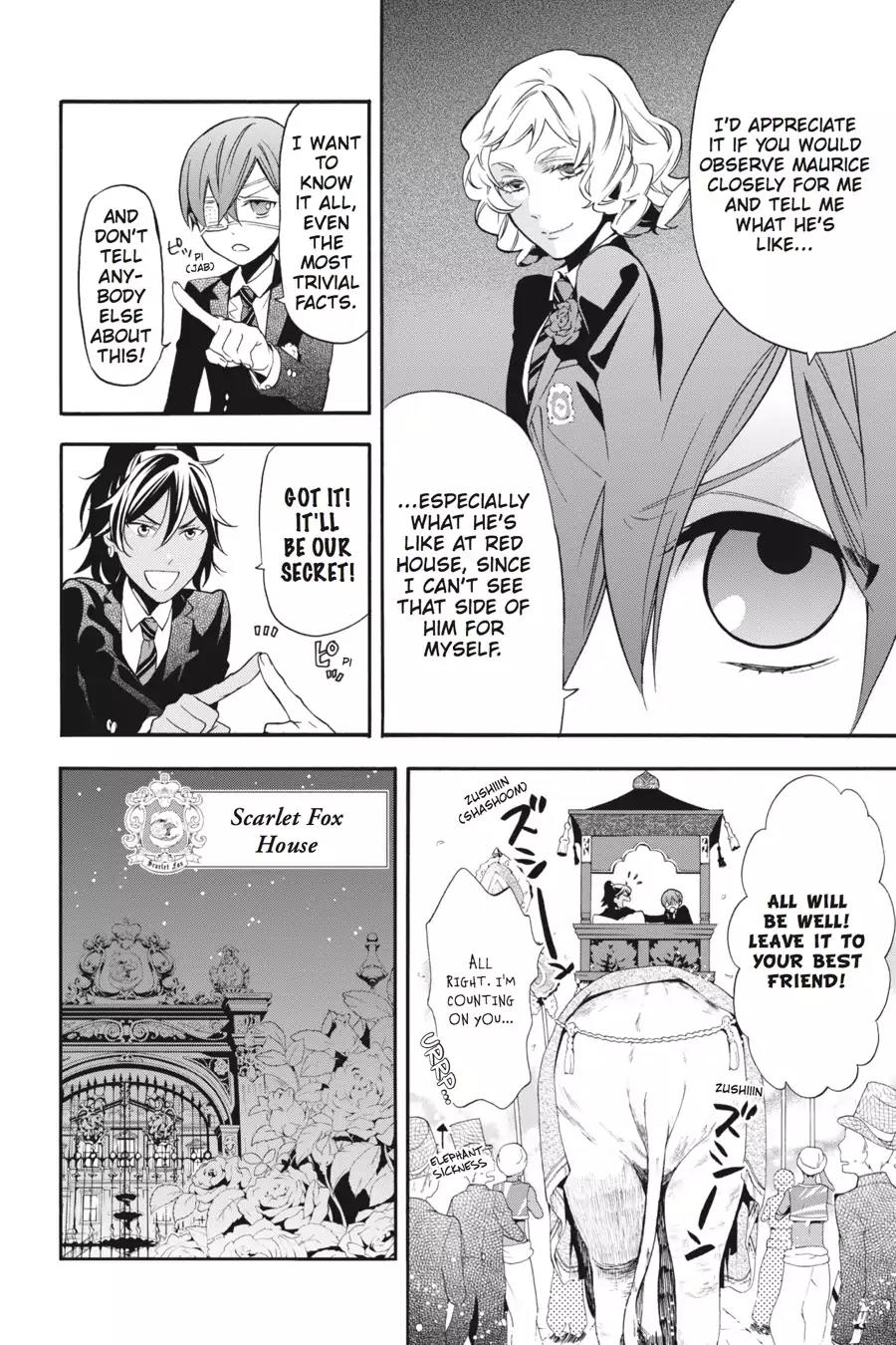 Kuroshitsuji Chapter 71 page 4 - Chapter 71: At night: The Butler, Plotting