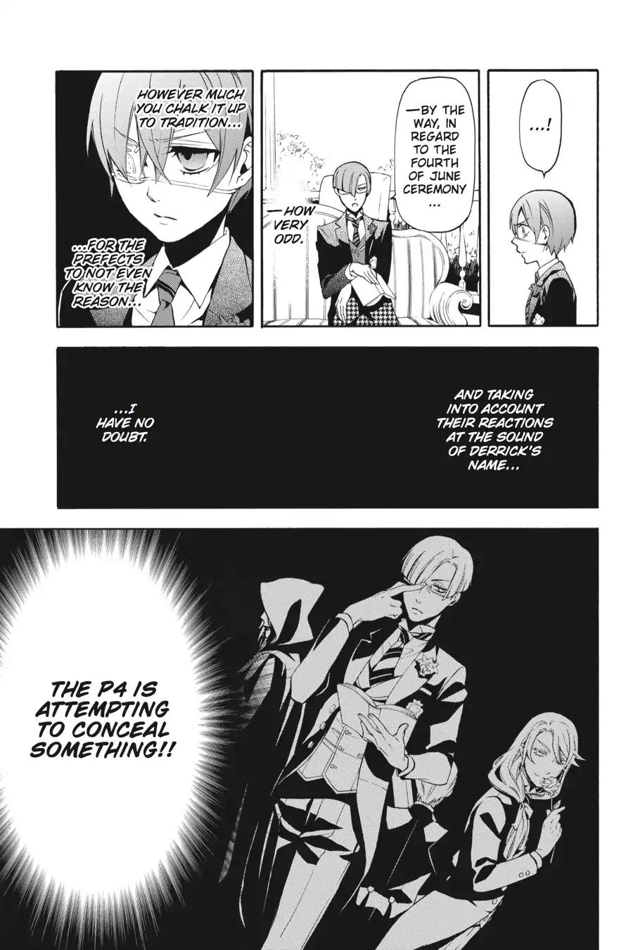Kuroshitsuji Chapter 73 page 10 - Chapter 73: In the morning: The Butler, Colluding