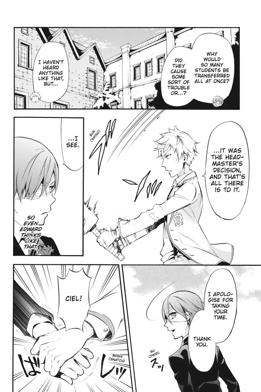 Kuroshitsuji Chapter 73 page 13 - Chapter 73: In the morning: The Butler, Colluding