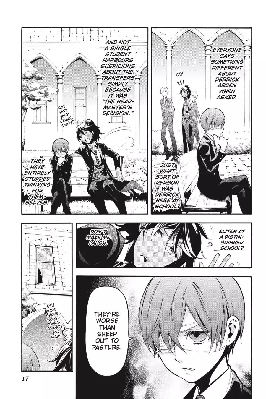 Kuroshitsuji Chapter 73 page 18 - Chapter 73: In the morning: The Butler, Colluding