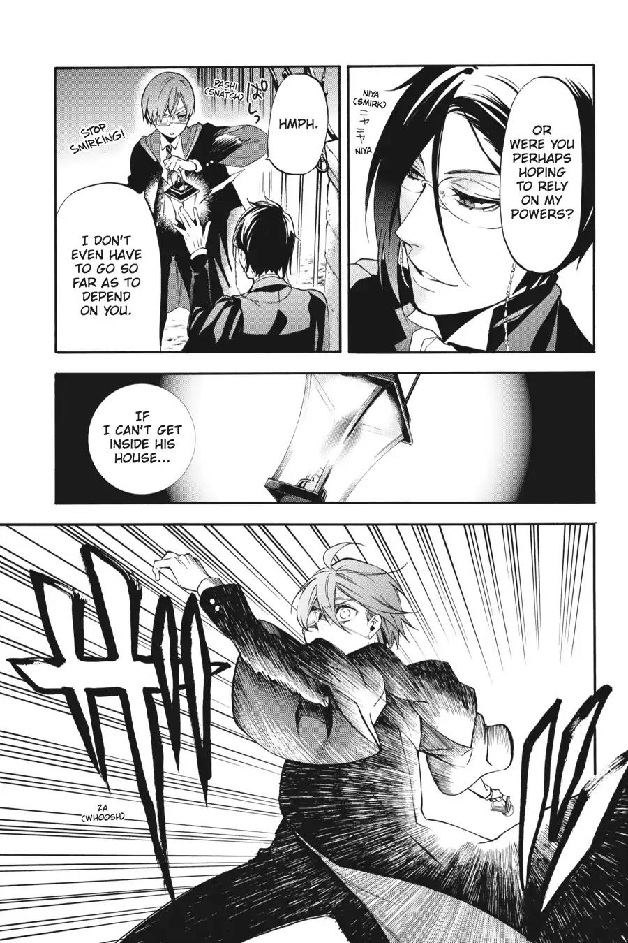 Kuroshitsuji Chapter 73 page 28 - Chapter 73: In the morning: The Butler, Colluding