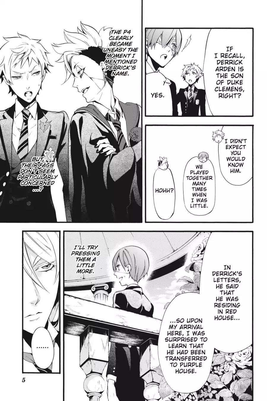 Kuroshitsuji Chapter 73 page 6 - Chapter 73: In the morning: The Butler, Colluding