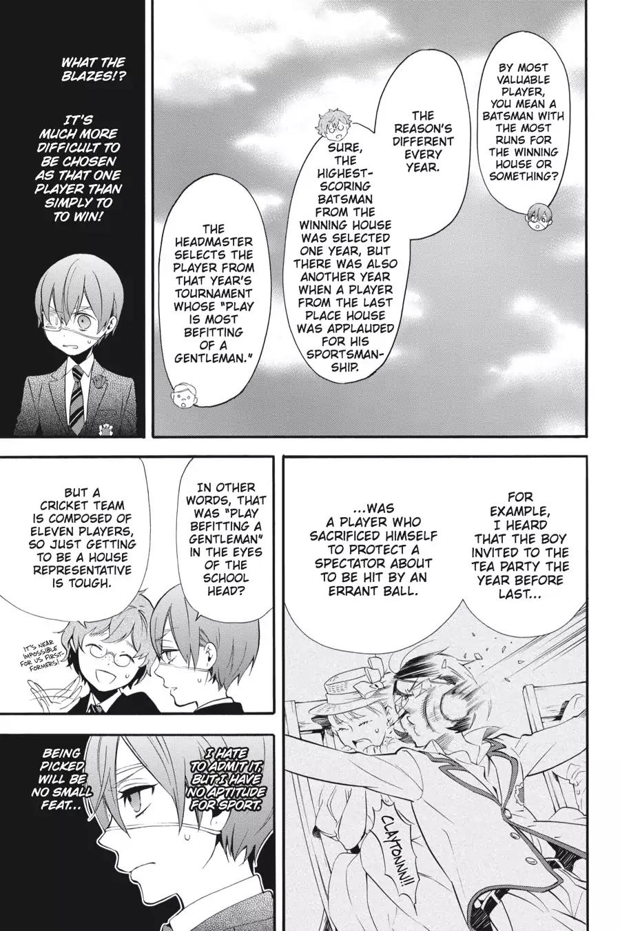Kuroshitsuji Chapter 74 page 17 - Chapter 74: At noon: The Butler, Gaining Admittance