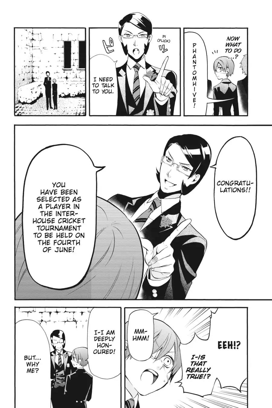 Kuroshitsuji Chapter 74 page 18 - Chapter 74: At noon: The Butler, Gaining Admittance