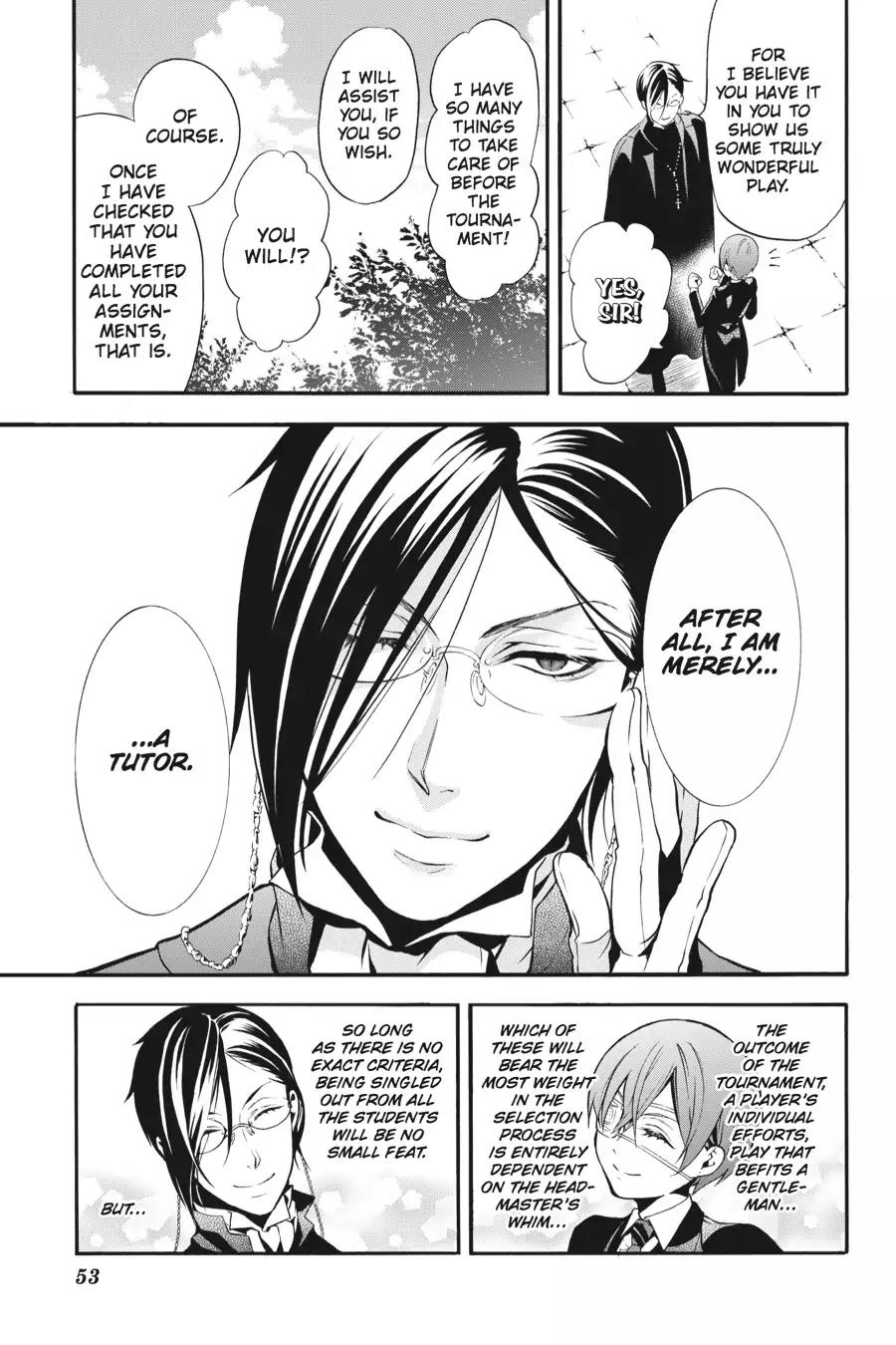 Kuroshitsuji Chapter 74 page 21 - Chapter 74: At noon: The Butler, Gaining Admittance