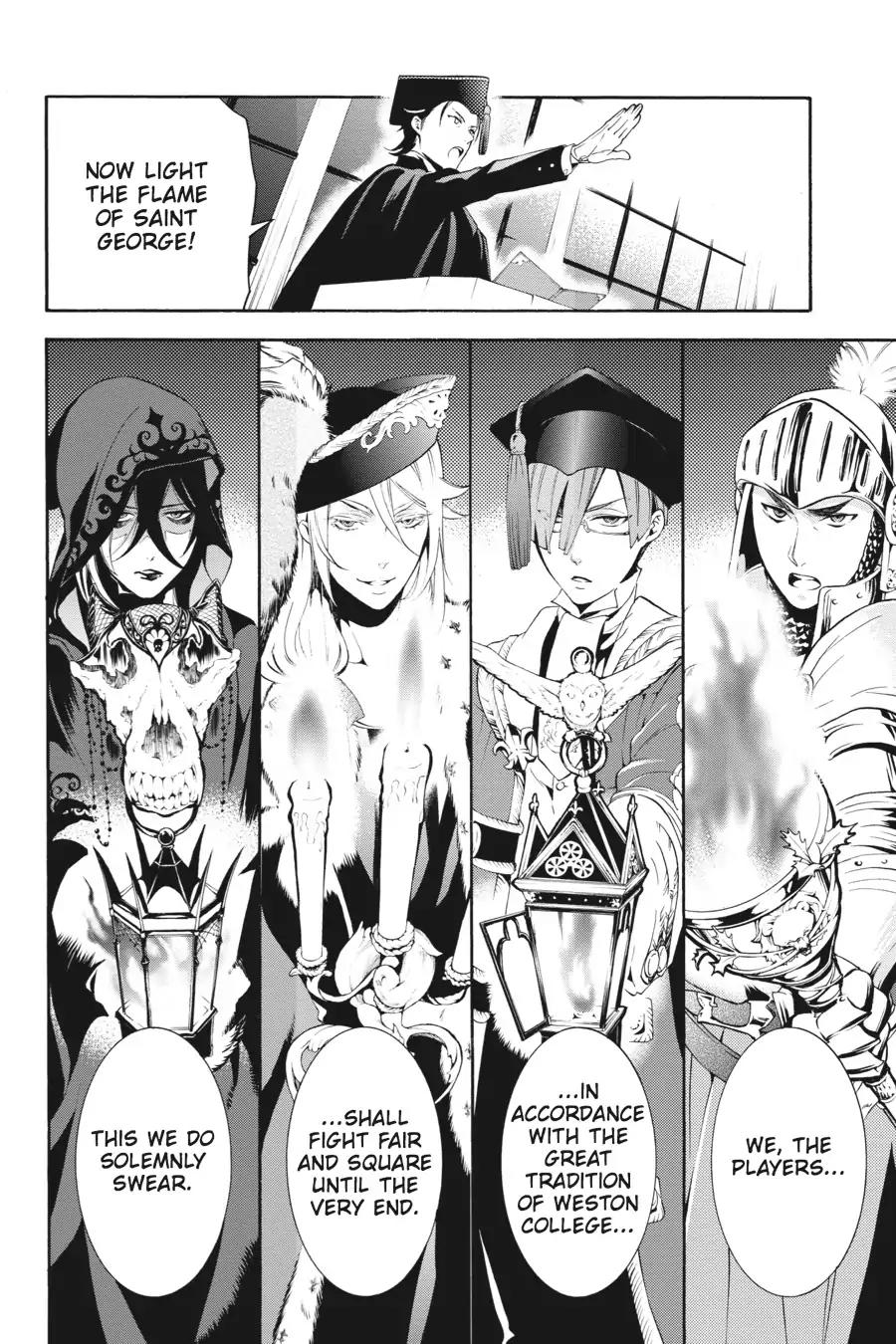 Kuroshitsuji Chapter 74 page 34 - Chapter 74: At noon: The Butler, Gaining Admittance