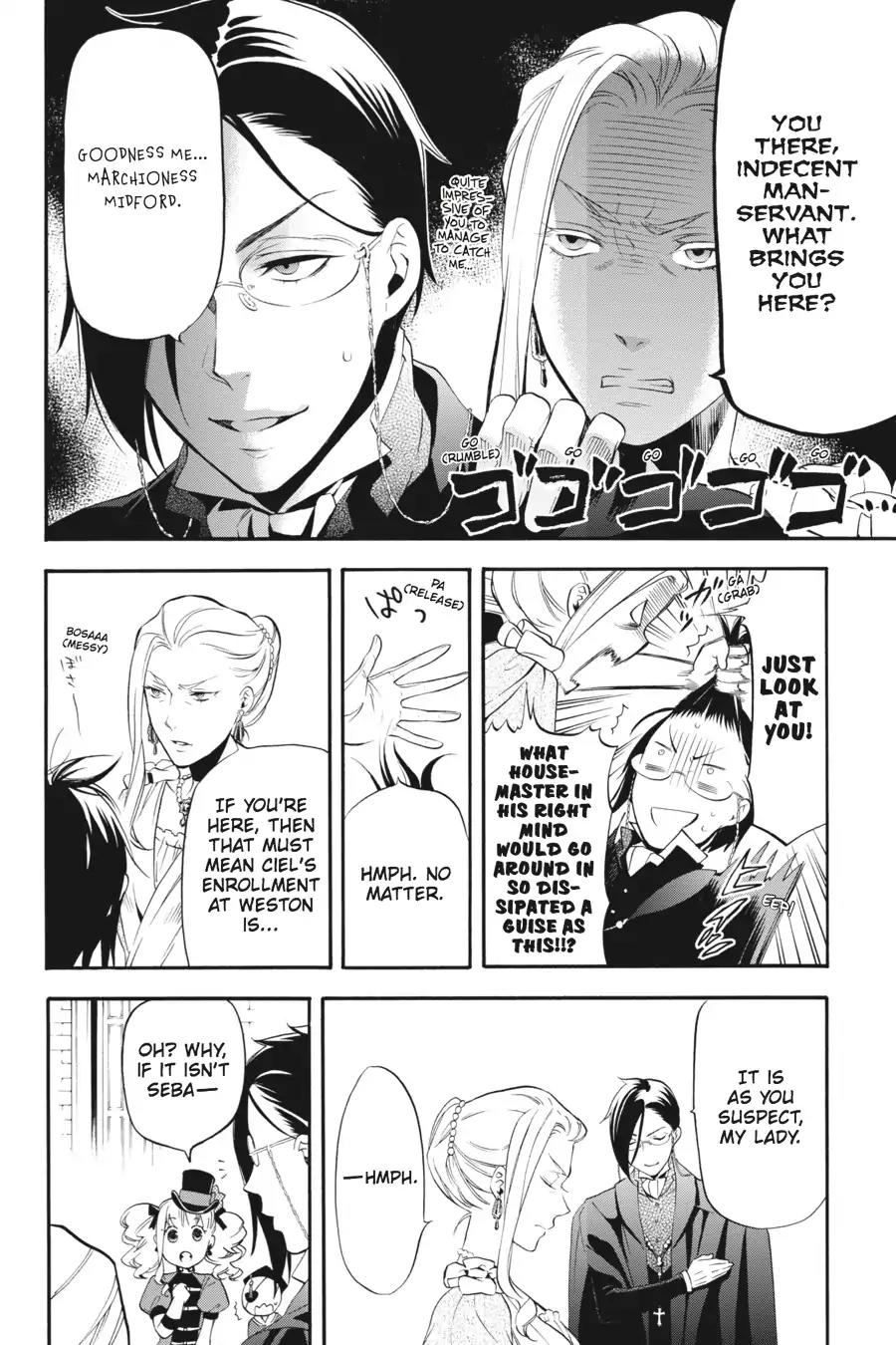 Kuroshitsuji Chapter 75 page 10 - Chapter 75: In the afternoon: The Butler, Confabulating
