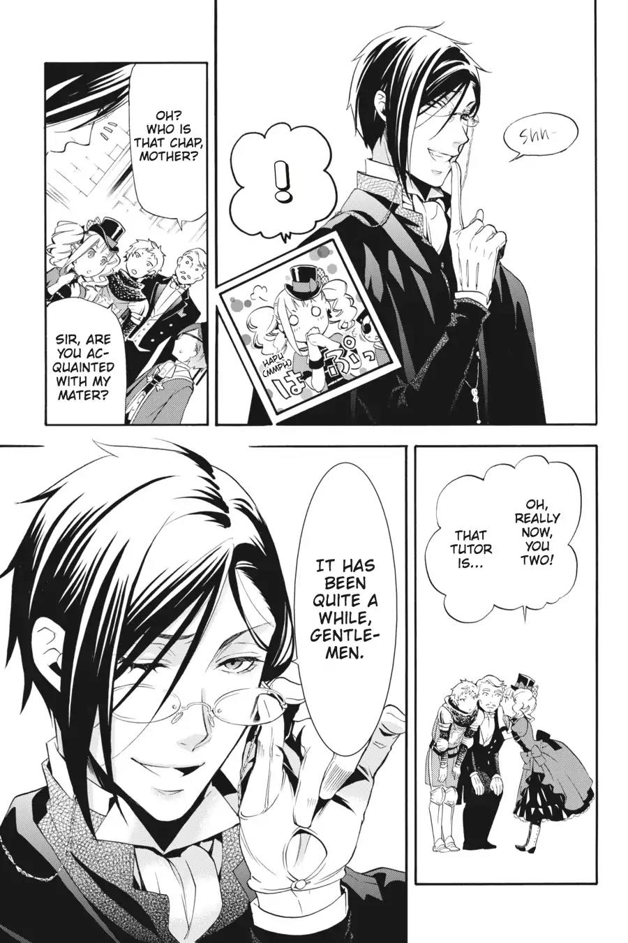 Kuroshitsuji Chapter 75 page 11 - Chapter 75: In the afternoon: The Butler, Confabulating