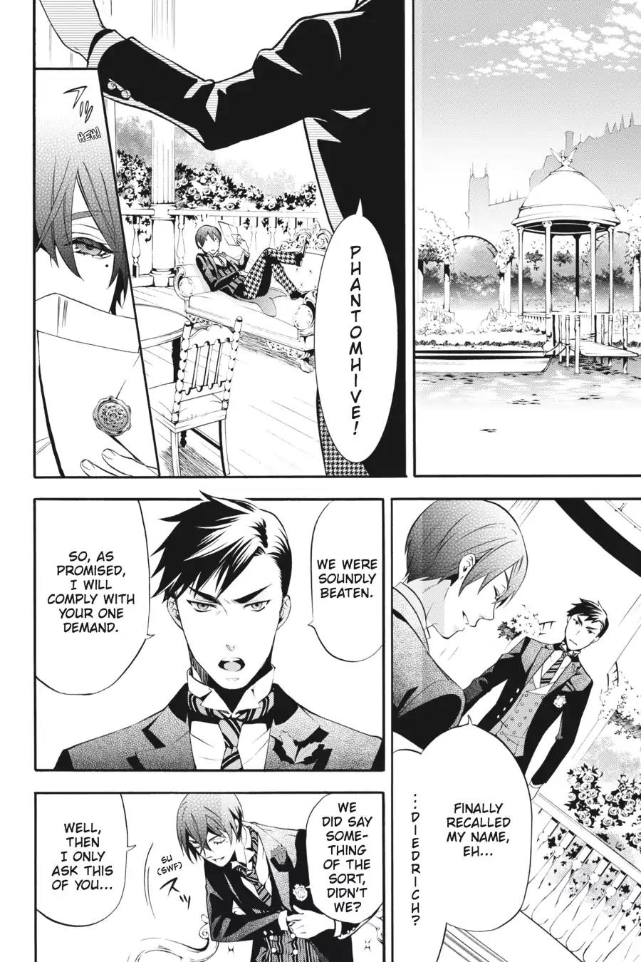 Kuroshitsuji Chapter 75 page 24 - Chapter 75: In the afternoon: The Butler, Confabulating