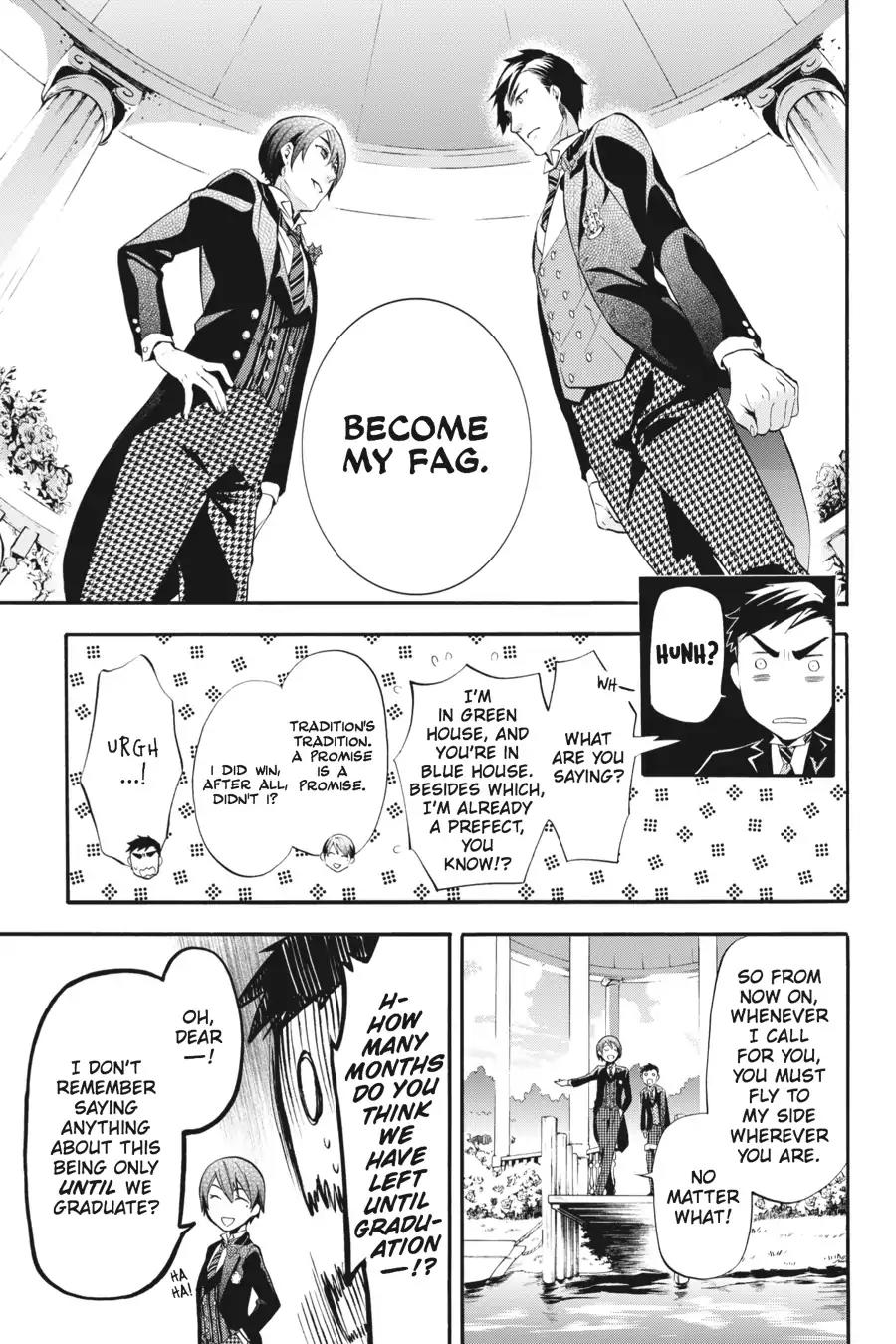 Kuroshitsuji Chapter 75 page 25 - Chapter 75: In the afternoon: The Butler, Confabulating