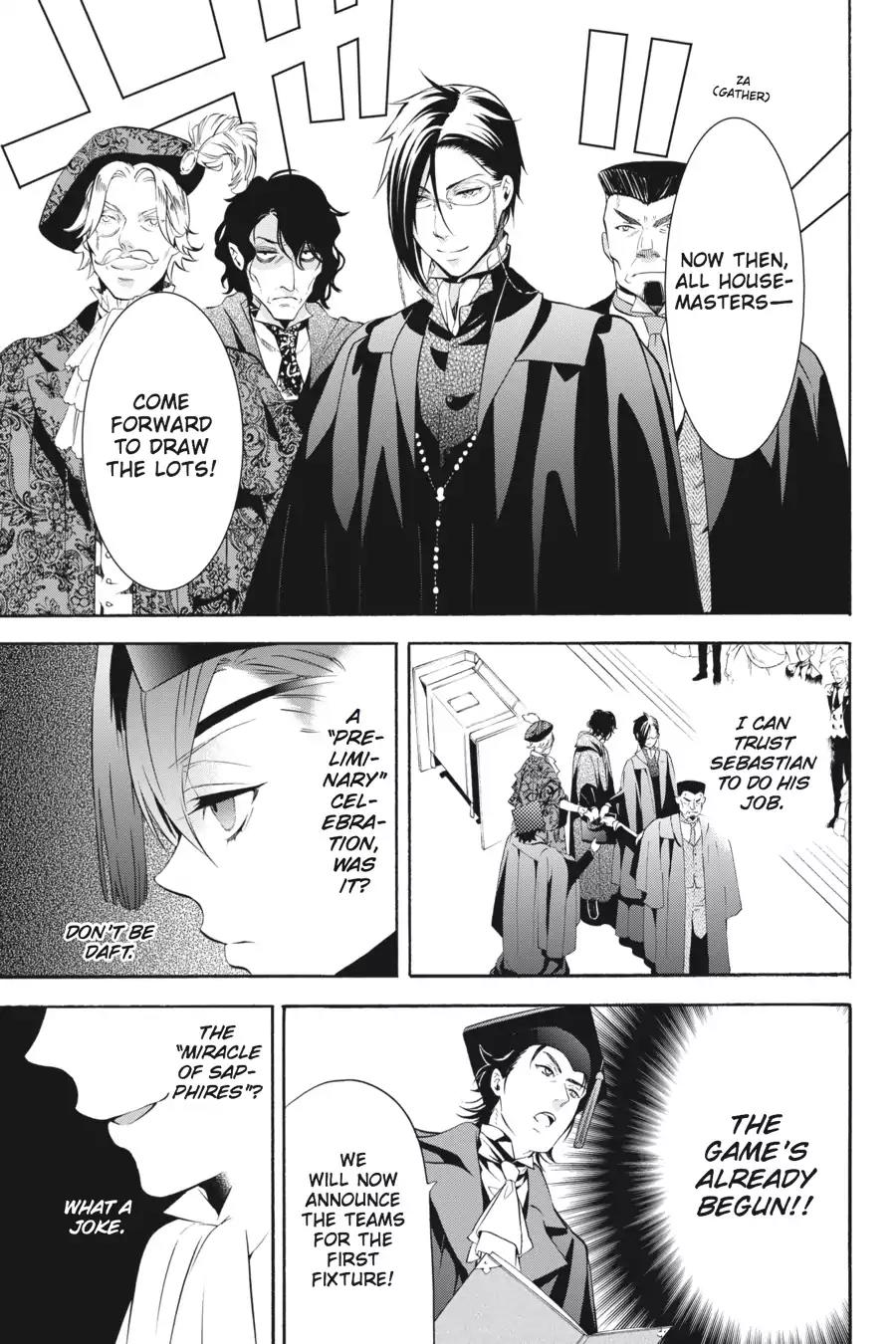 Kuroshitsuji Chapter 75 page 29 - Chapter 75: In the afternoon: The Butler, Confabulating