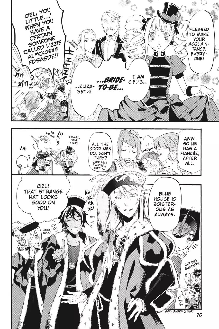 Kuroshitsuji Chapter 75 page 6 - Chapter 75: In the afternoon: The Butler, Confabulating