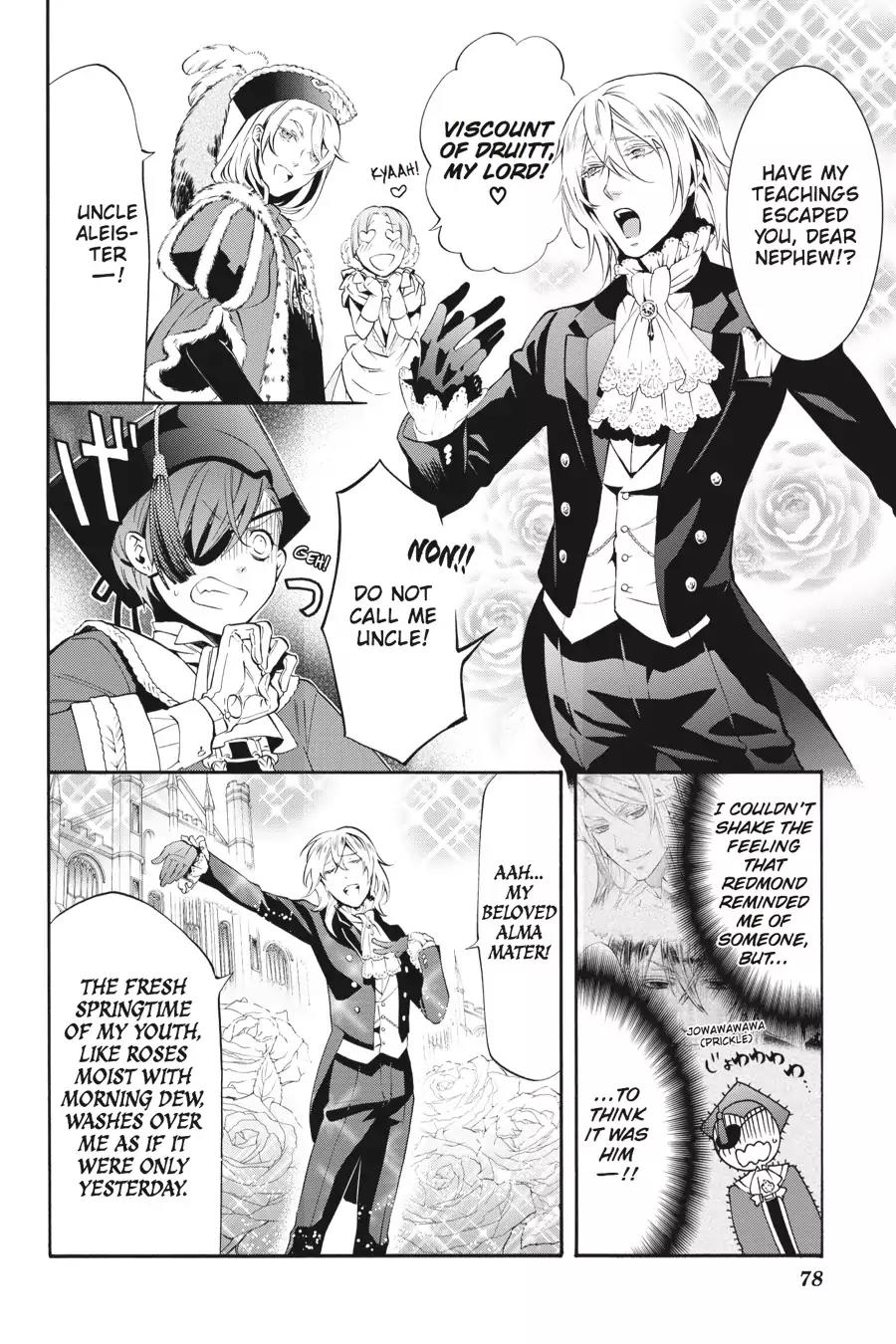 Kuroshitsuji Chapter 75 page 8 - Chapter 75: In the afternoon: The Butler, Confabulating