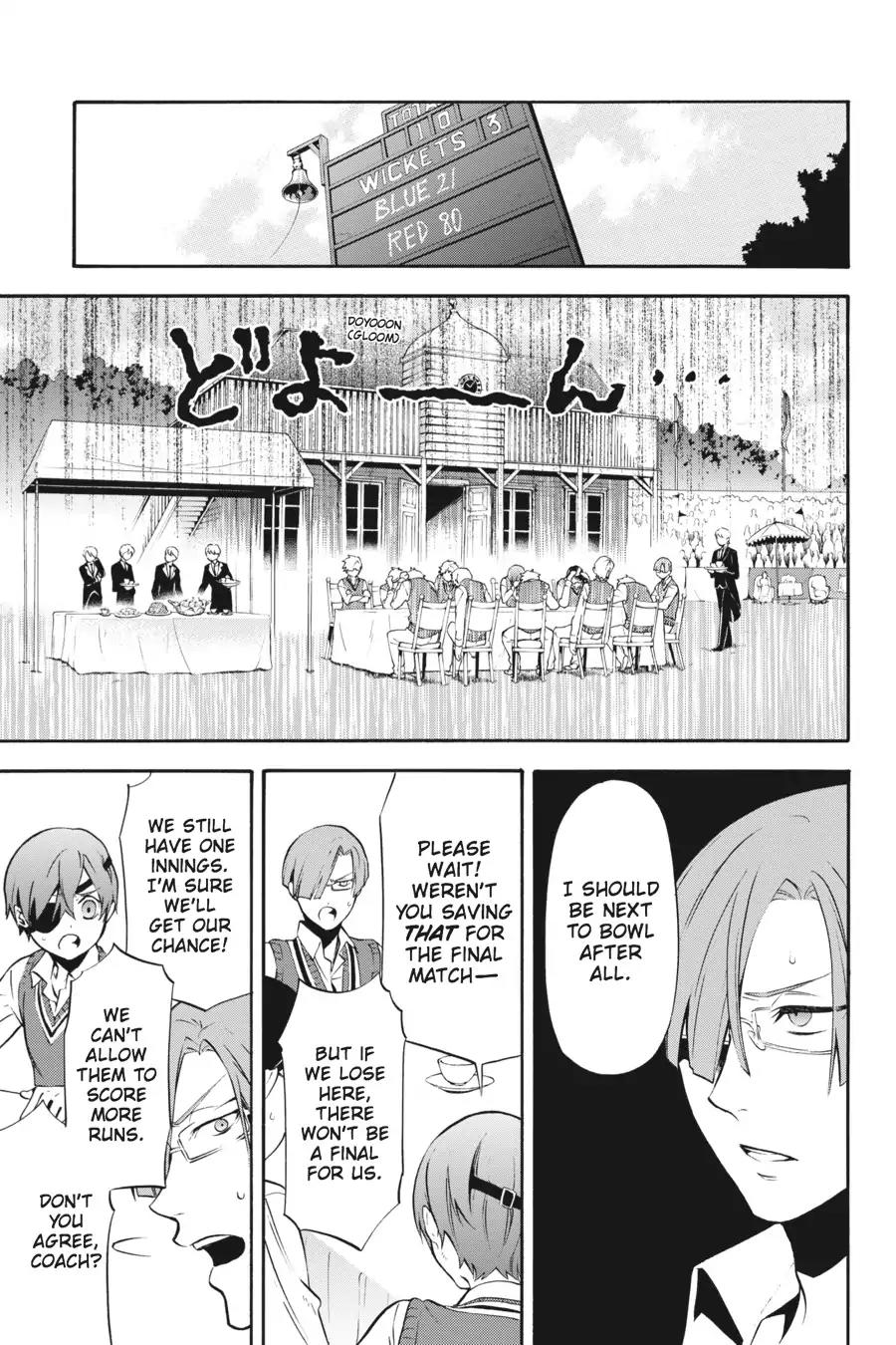 Kuroshitsuji Chapter 76 page 23 - Chapter 76: At night: The Butler, Scheming