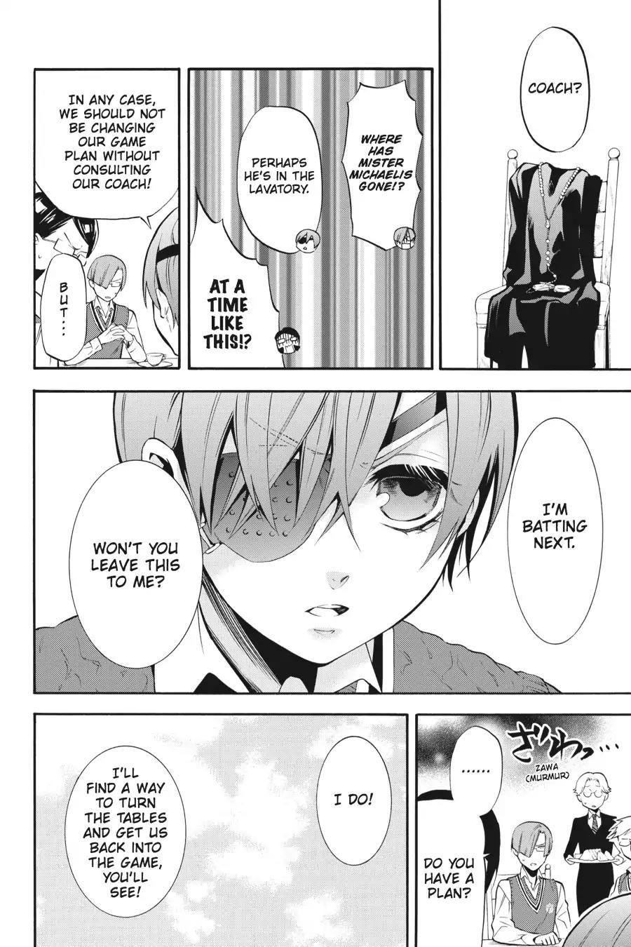 Kuroshitsuji Chapter 76 page 24 - Chapter 76: At night: The Butler, Scheming