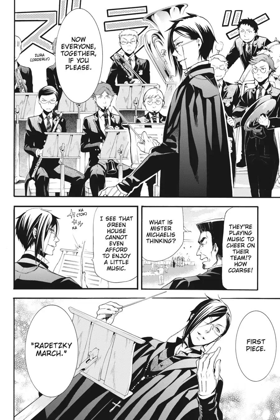 Kuroshitsuji Chapter 77 page 14 - Chapter 77: At midnight: The Butler, Giving a Concert