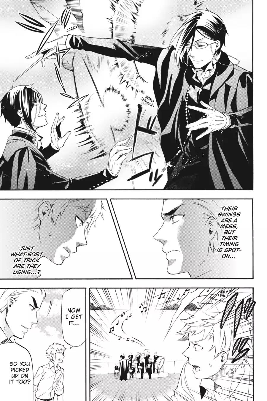 Kuroshitsuji Chapter 77 page 23 - Chapter 77: At midnight: The Butler, Giving a Concert