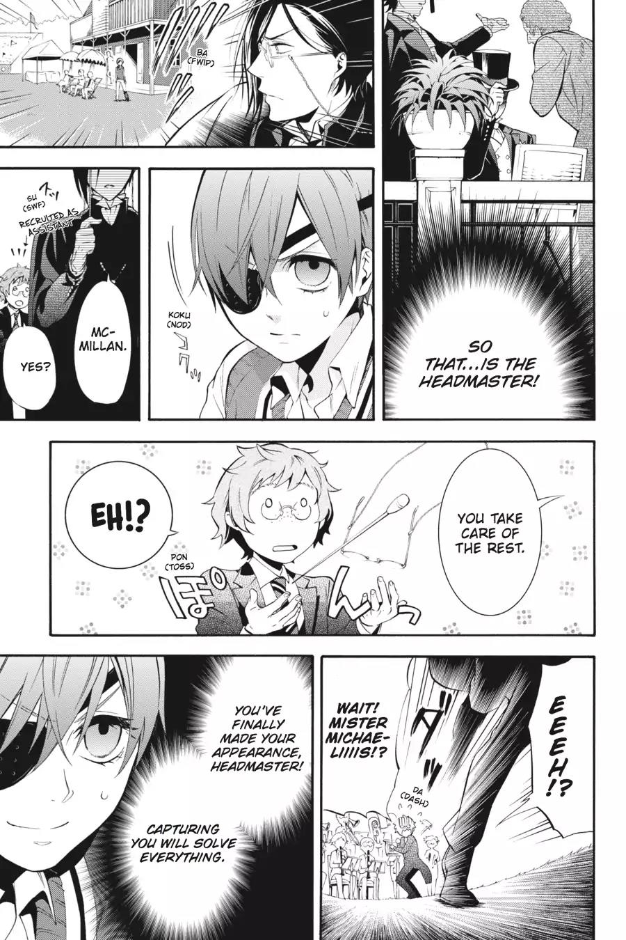 Kuroshitsuji Chapter 77 page 31 - Chapter 77: At midnight: The Butler, Giving a Concert