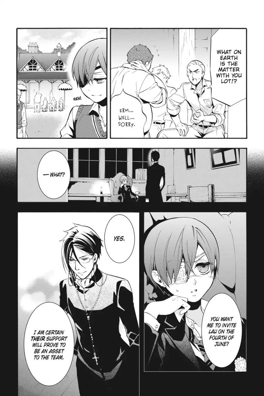 Kuroshitsuji Chapter 78 page 11 - Chapter 78: In the morning: The Butler, Giving Chase