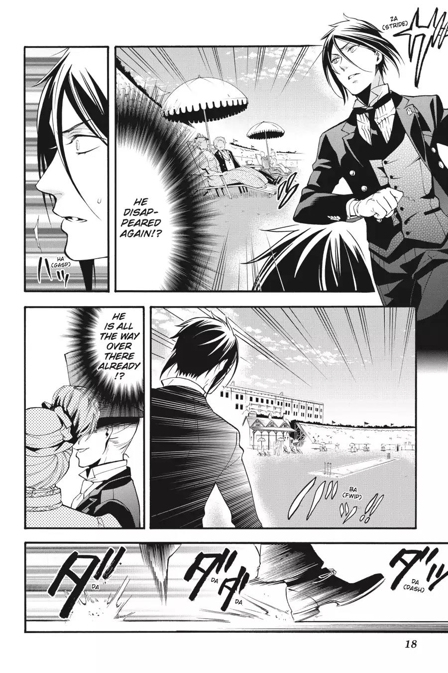 Kuroshitsuji Chapter 78 page 19 - Chapter 78: In the morning: The Butler, Giving Chase