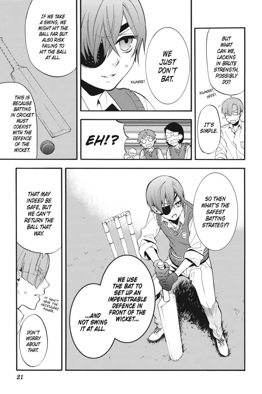 Kuroshitsuji Chapter 78 page 22 - Chapter 78: In the morning: The Butler, Giving Chase