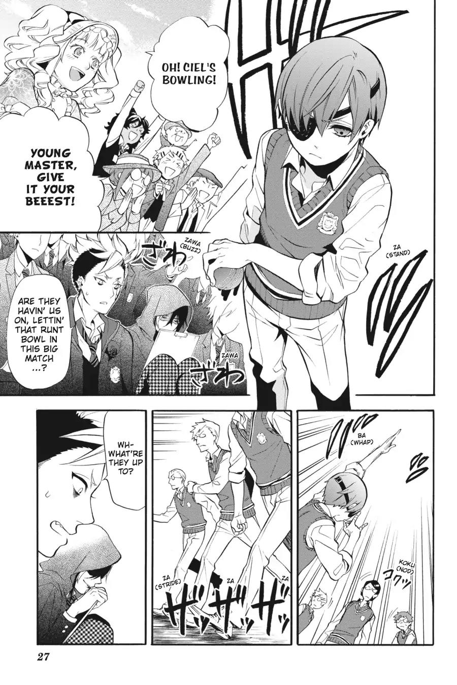 Kuroshitsuji Chapter 78 page 28 - Chapter 78: In the morning: The Butler, Giving Chase