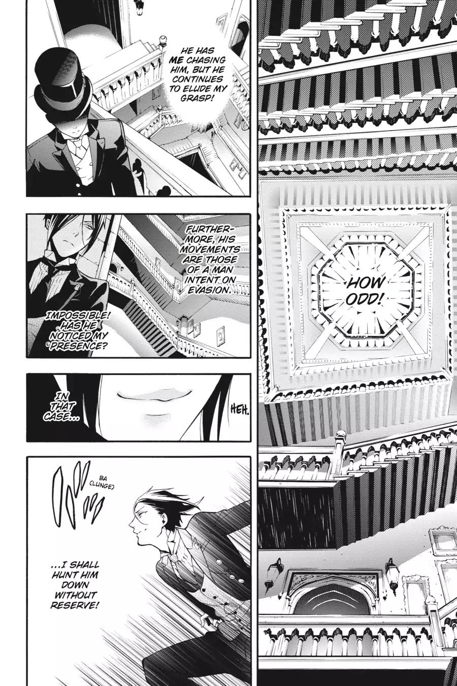 Kuroshitsuji Chapter 78 page 31 - Chapter 78: In the morning: The Butler, Giving Chase
