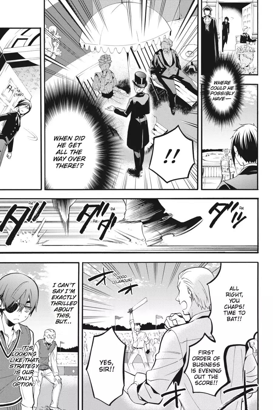 Kuroshitsuji Chapter 78 page 8 - Chapter 78: In the morning: The Butler, Giving Chase