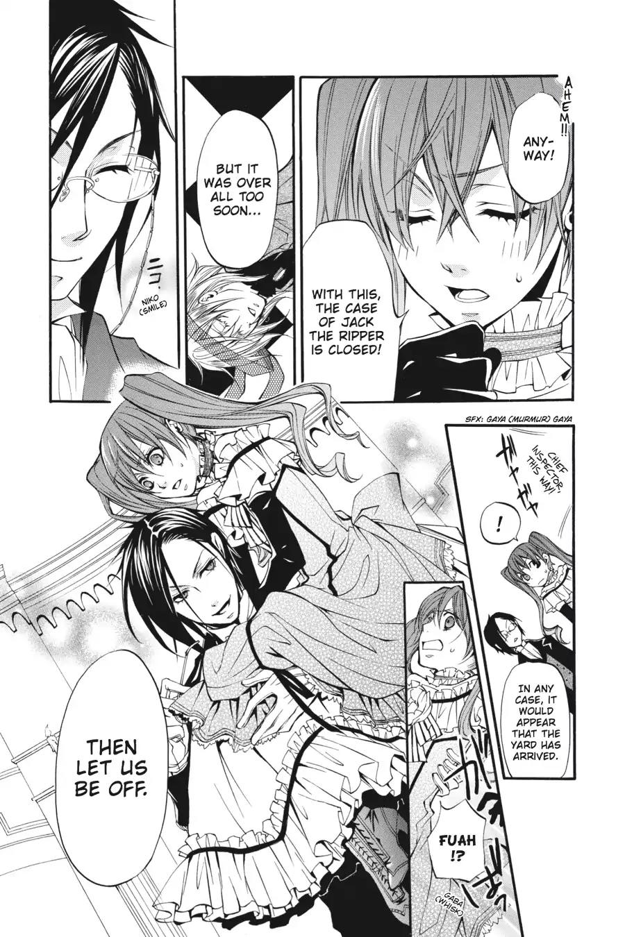 Kuroshitsuji Chapter 8 page 12 - Chapter 8: At night: The Butler, Commendable